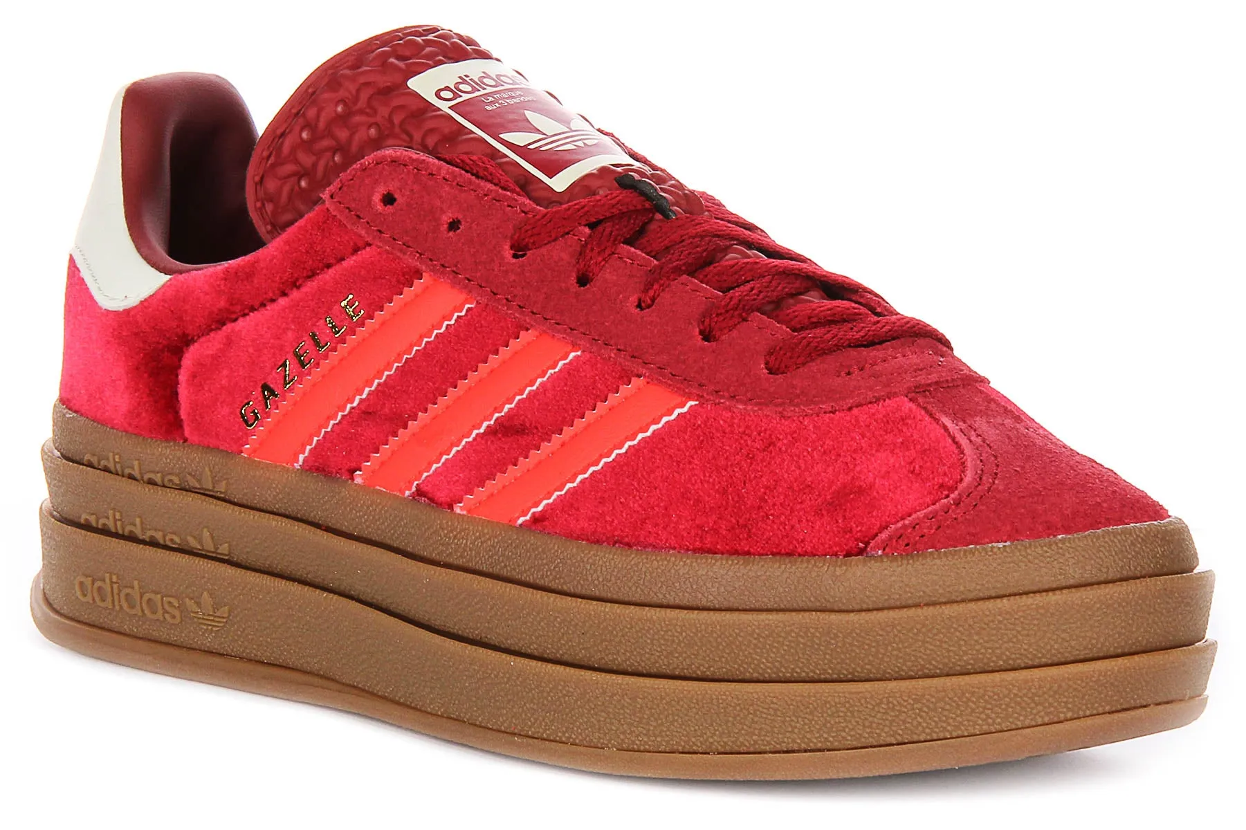 Adidas Gazelle Bold W In Red For Women