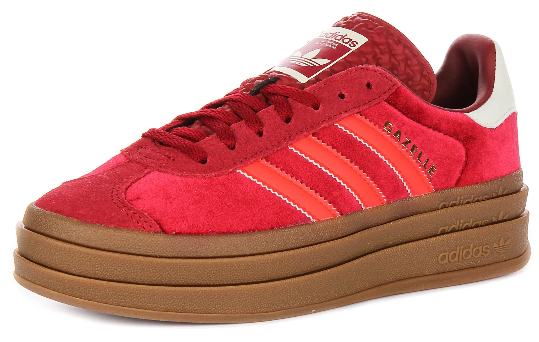 Adidas Gazelle Bold W In Red For Women