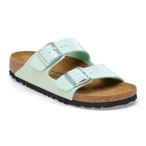 Birkenstock Arizona Surf Green Patent Birko Flor Sandal