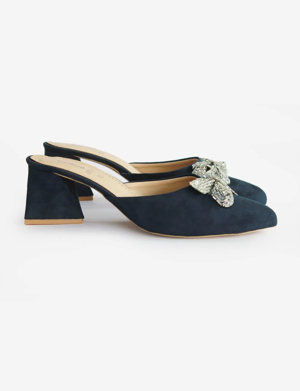 Blue | Heel Fancy Slippers for women