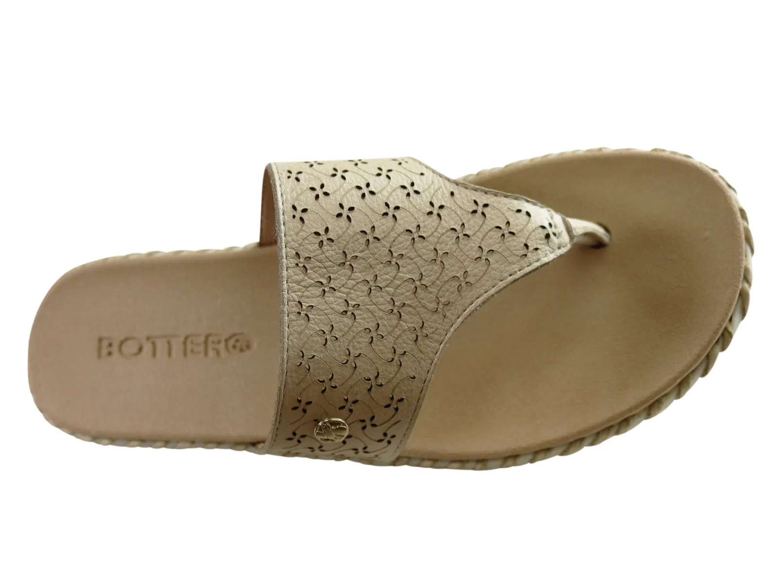 Bottero Bahamas Womens Comfort Leather Thongs Made In Brazil