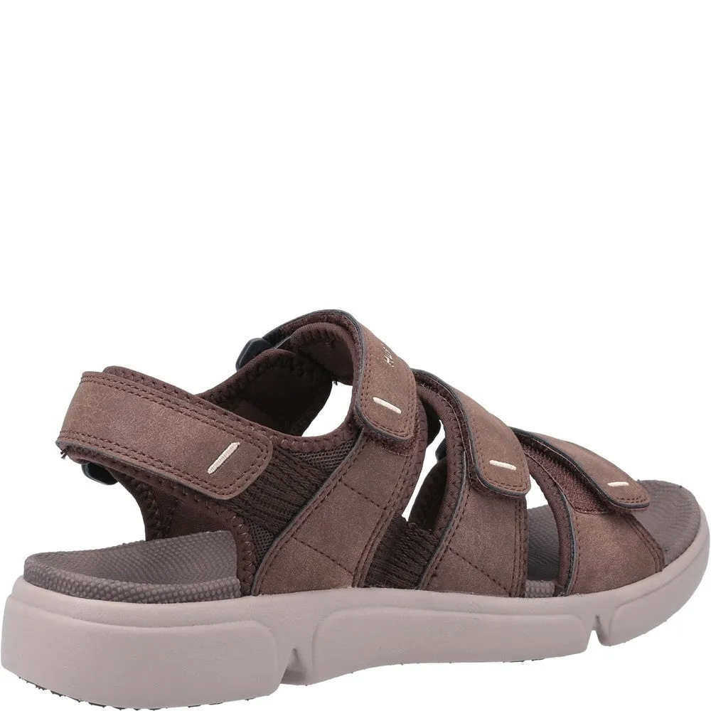 Brown Raul Touch Fastening Sandals