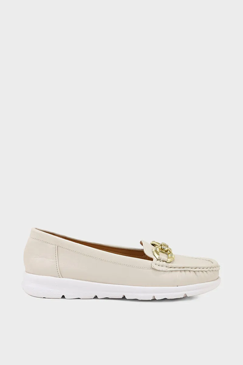 Casual Moccasin I41448-Beige