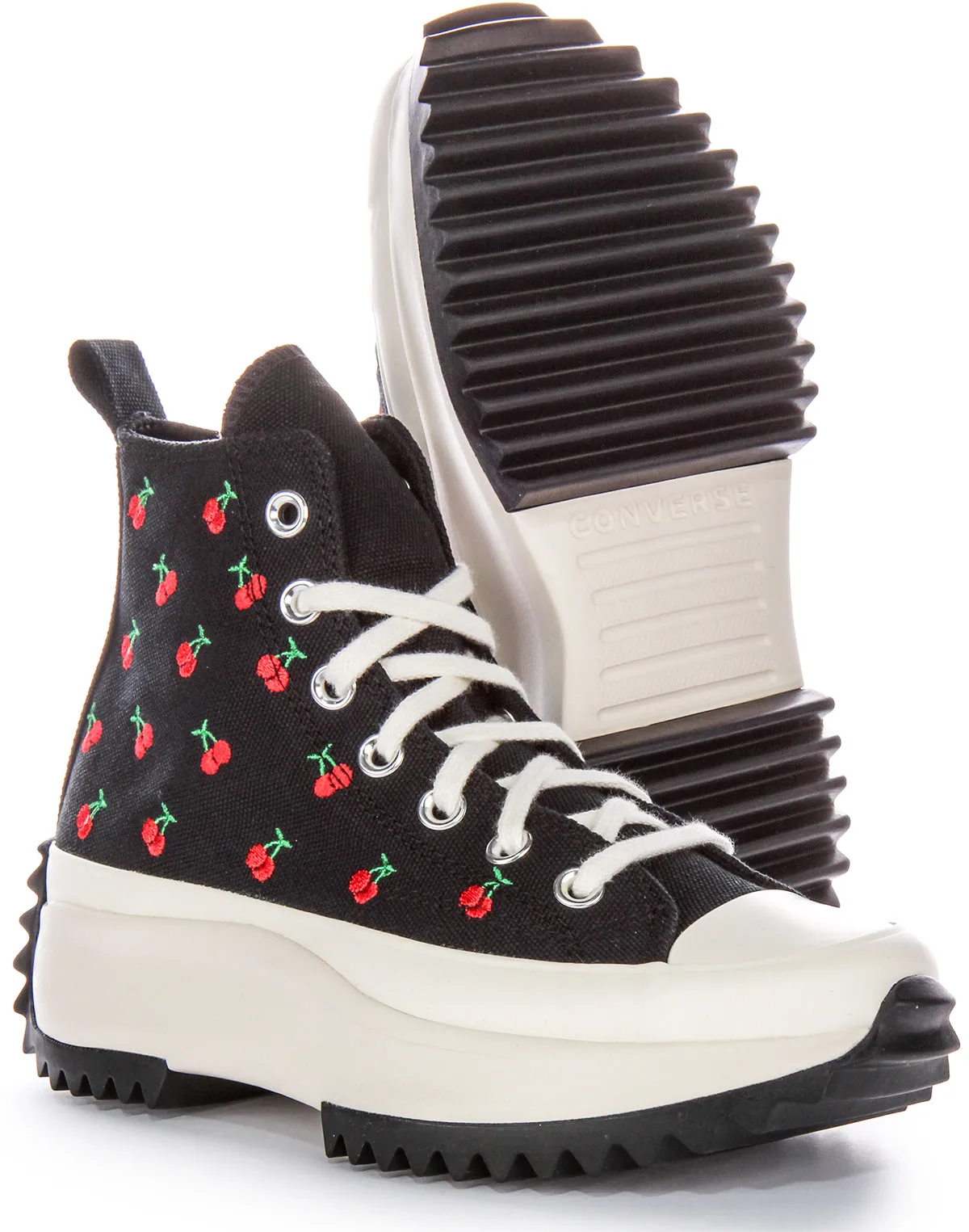 Converse RunStar Hike A08113C In Black Red Cherries