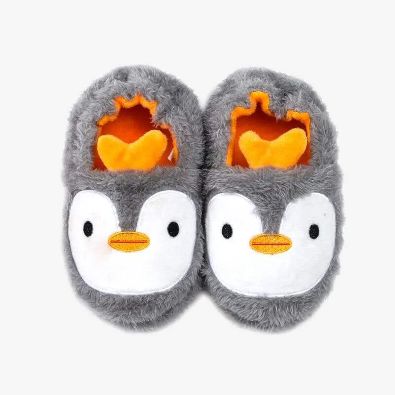 Cute Penguin Kids Slippers Comfortable Cotton Shoes