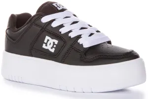 Dc Shoes Manteca 4 Platfrom In Black White For Women