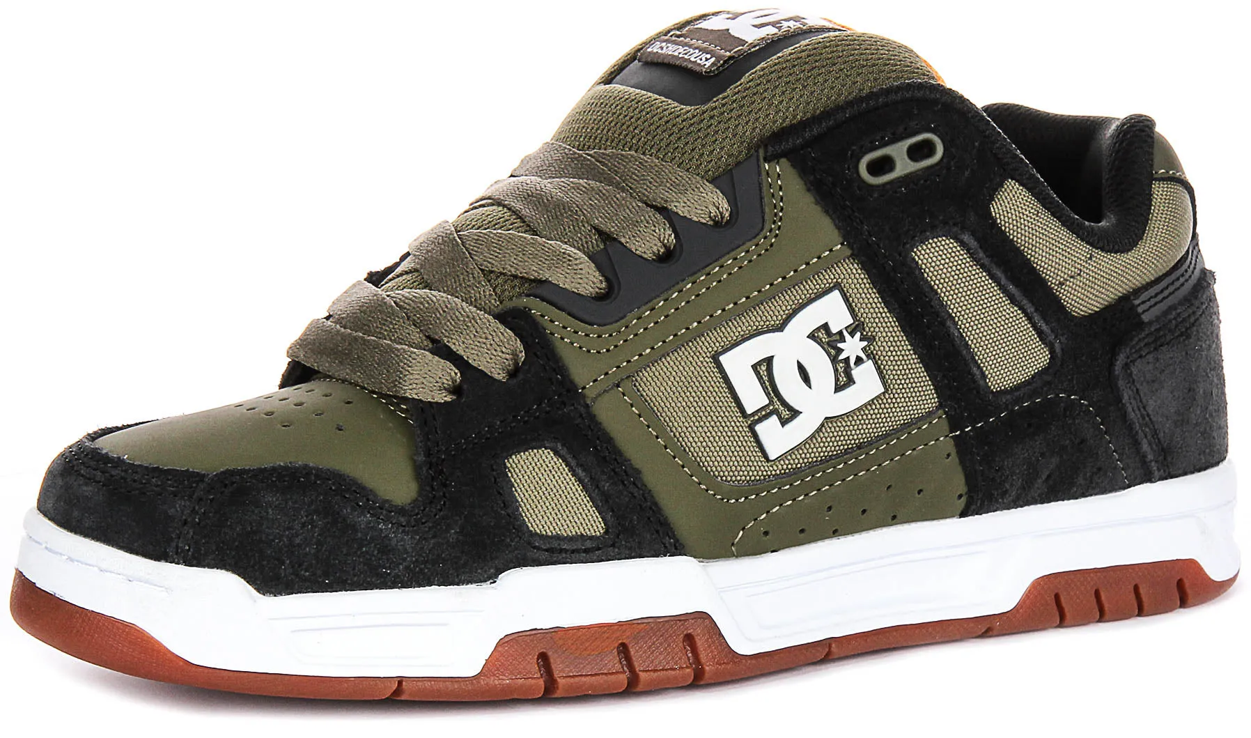 Dc Shoes Stag In Olive For Men