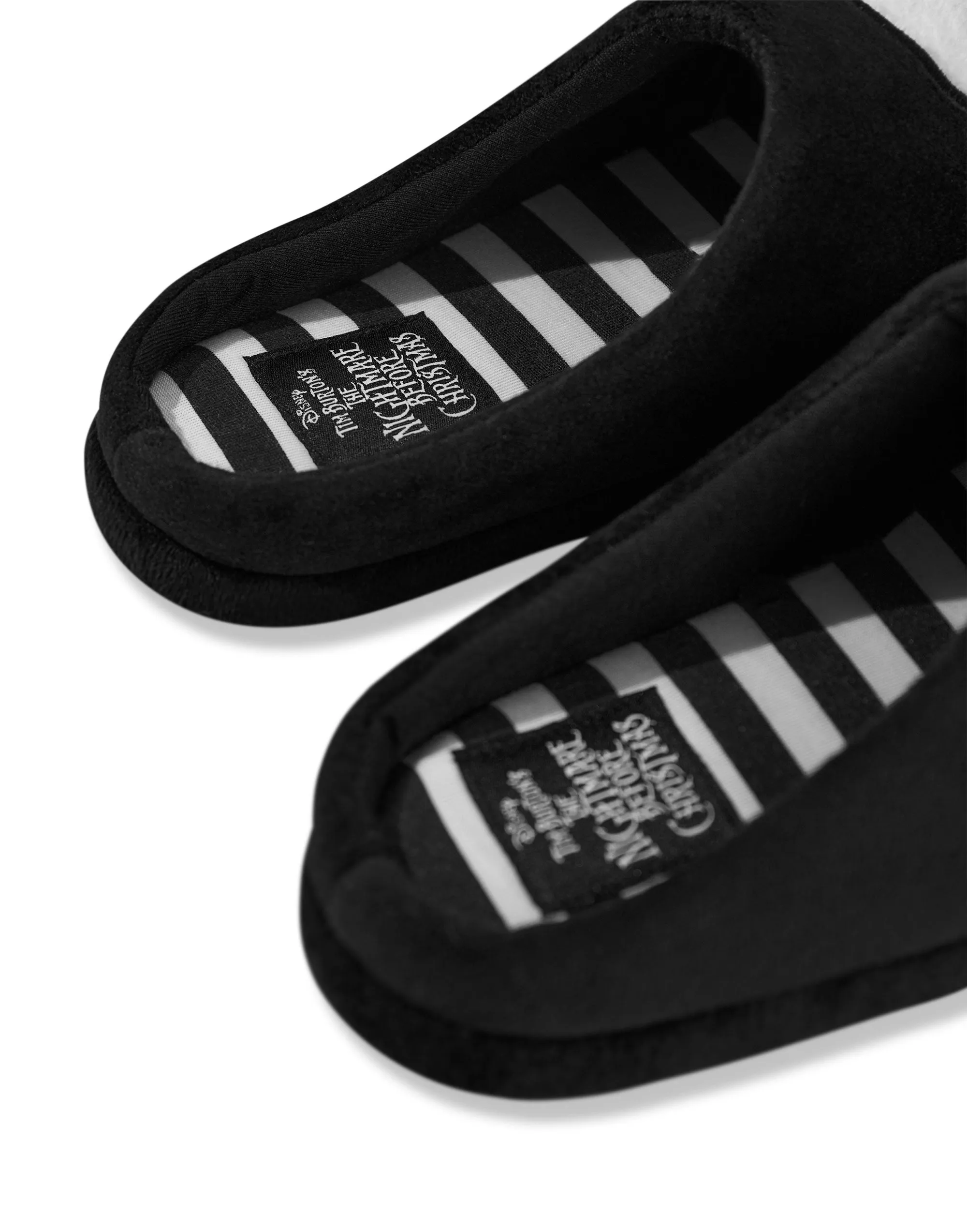 Disney Jack Skellington Unisex Black Mule Slippers