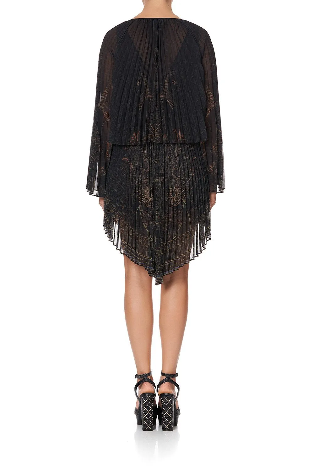 DOUBLE LAYER PLEATED DRESS COBRA KING