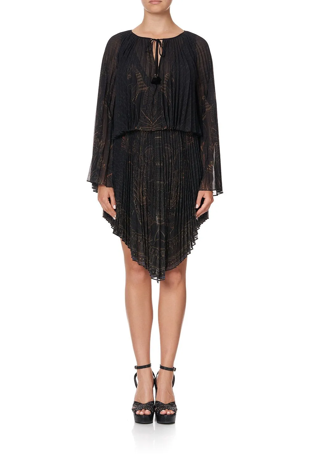 DOUBLE LAYER PLEATED DRESS COBRA KING