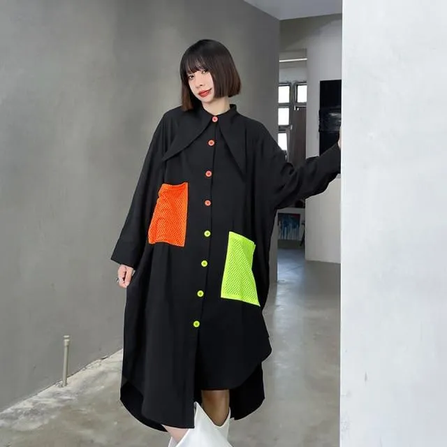 Edgy & Unique Oversized Shirt Dress | Millennials