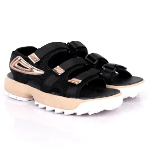 Fil Disruptor SD  Fsihtz Sandals- Black Brown