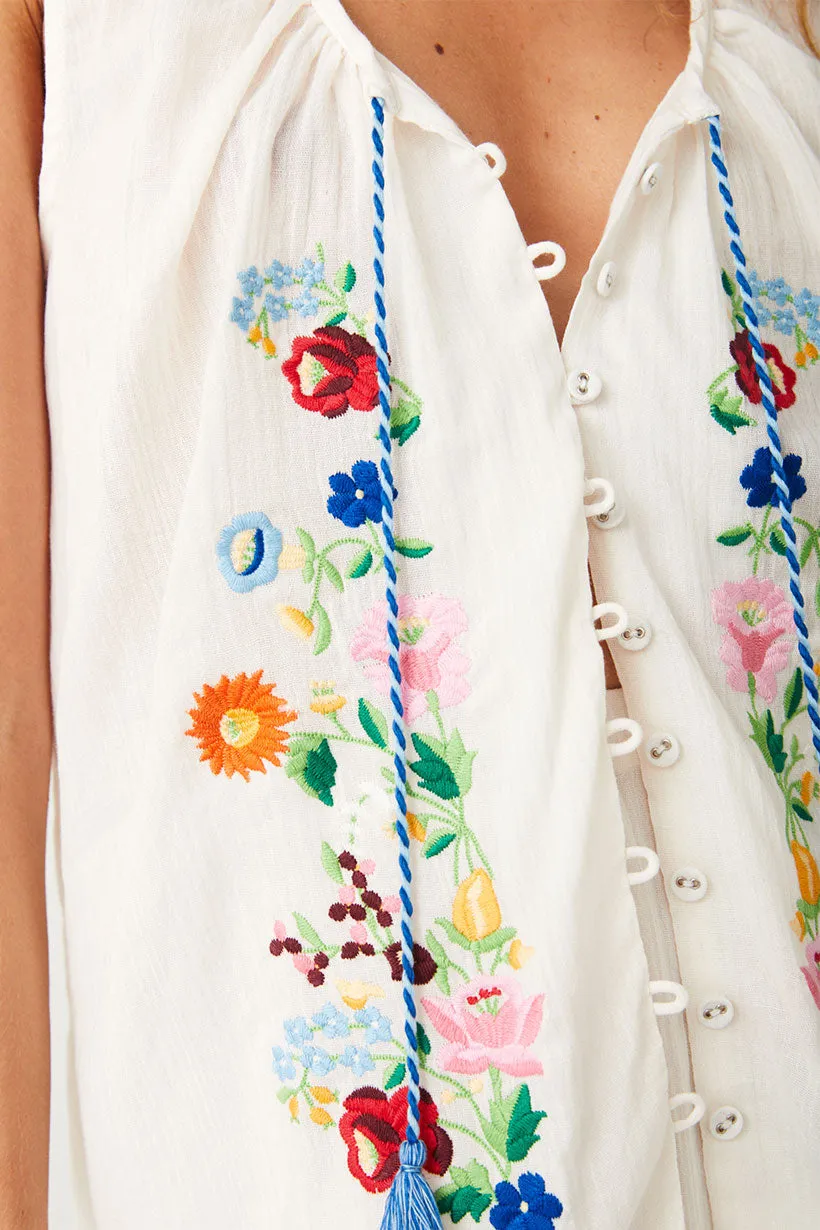 Florapaloosa Embroidered Cami