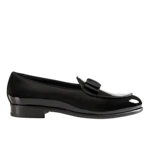 HENRY SARTORIAL Patent Leather Dress Shoes BLACK