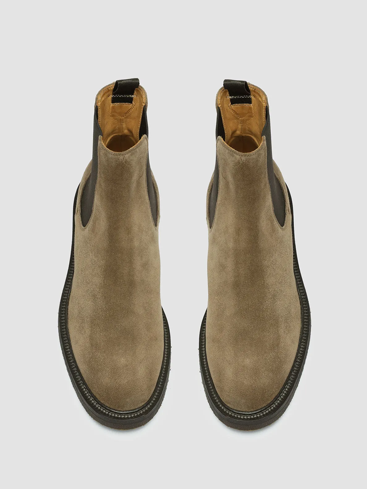 HOPKINS FLEXI 204 - Taupe Suede Pull On Boots