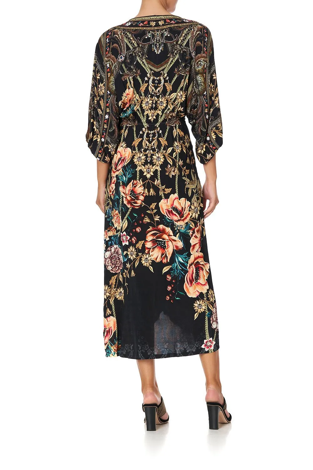 JERSEY TWIST SLEEVE DRESS BELLE OF THE BAROQUE