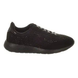 Kendra Flat Diamante Lace Up Trainer