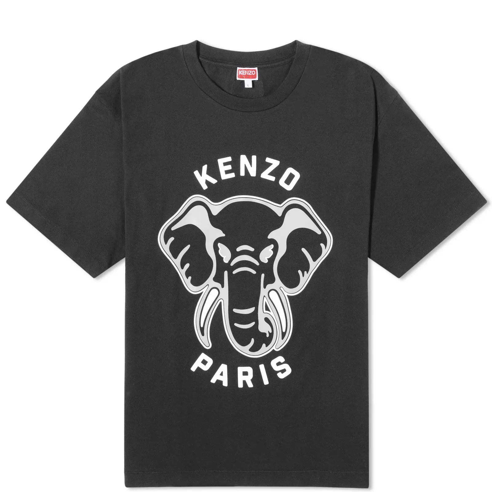 Kenzo Elephant Oversized T-Shirt Black