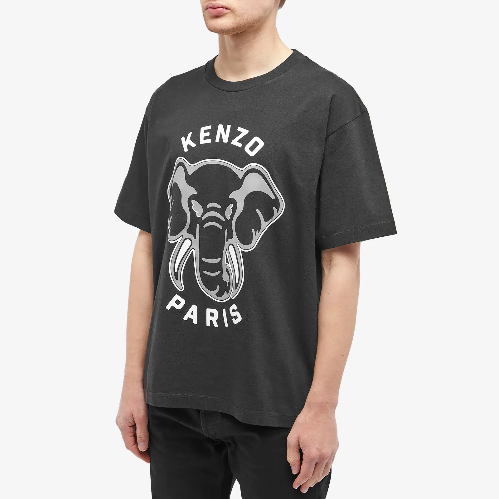 Kenzo Elephant Oversized T-Shirt Black