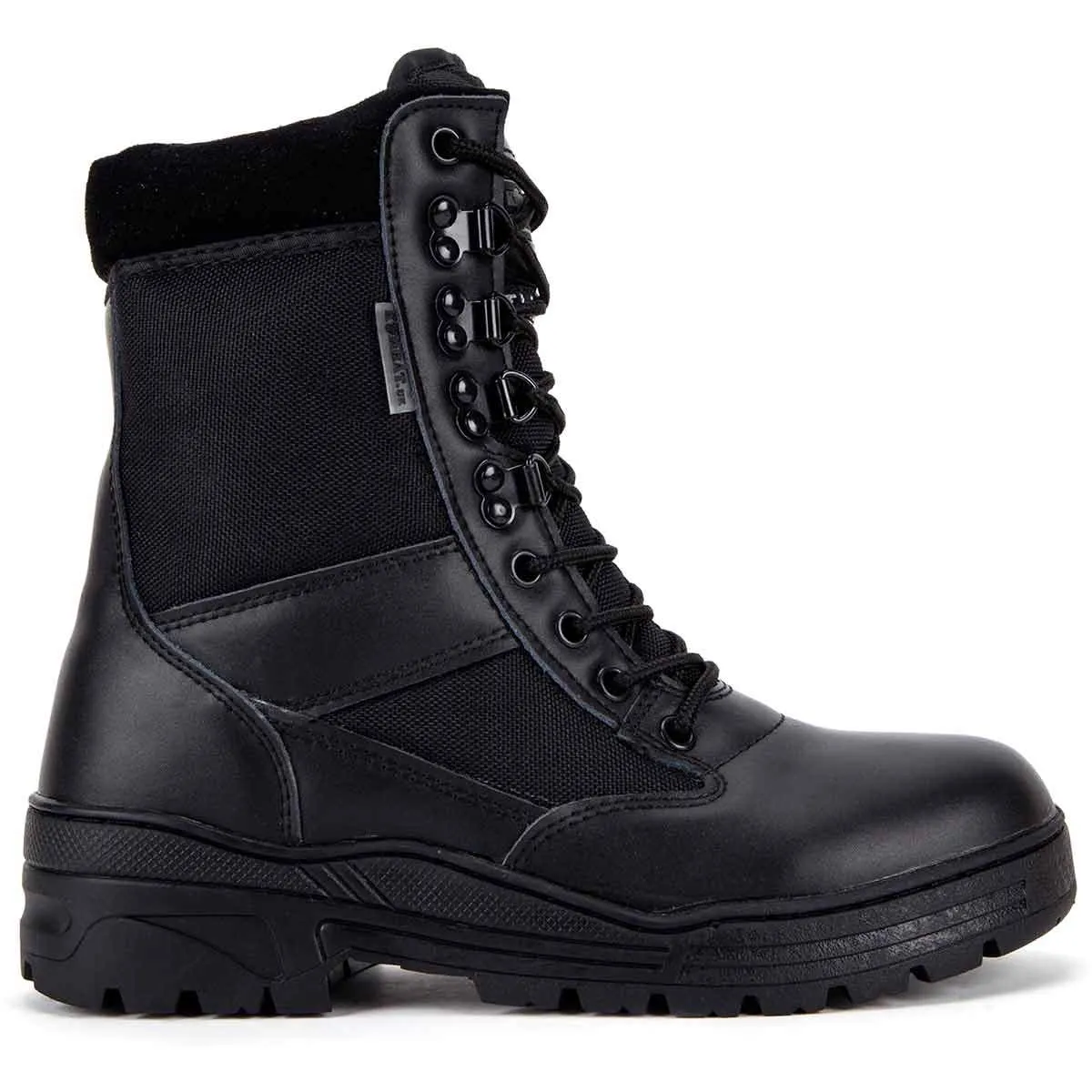 Kombat Black Half Leather Patrol Boot