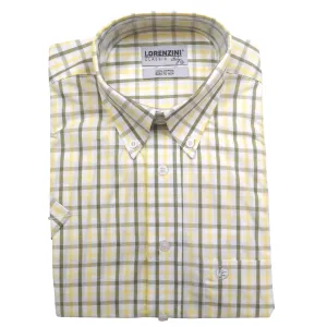 Lorenzini SS Yellow Check Shirt