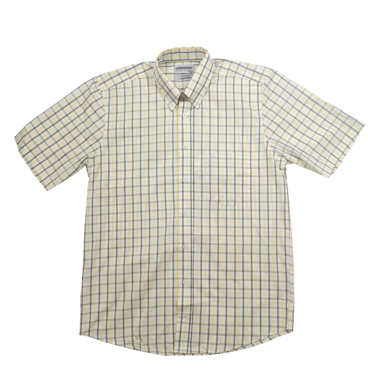 Lorenzini SS Yellow Check Shirt