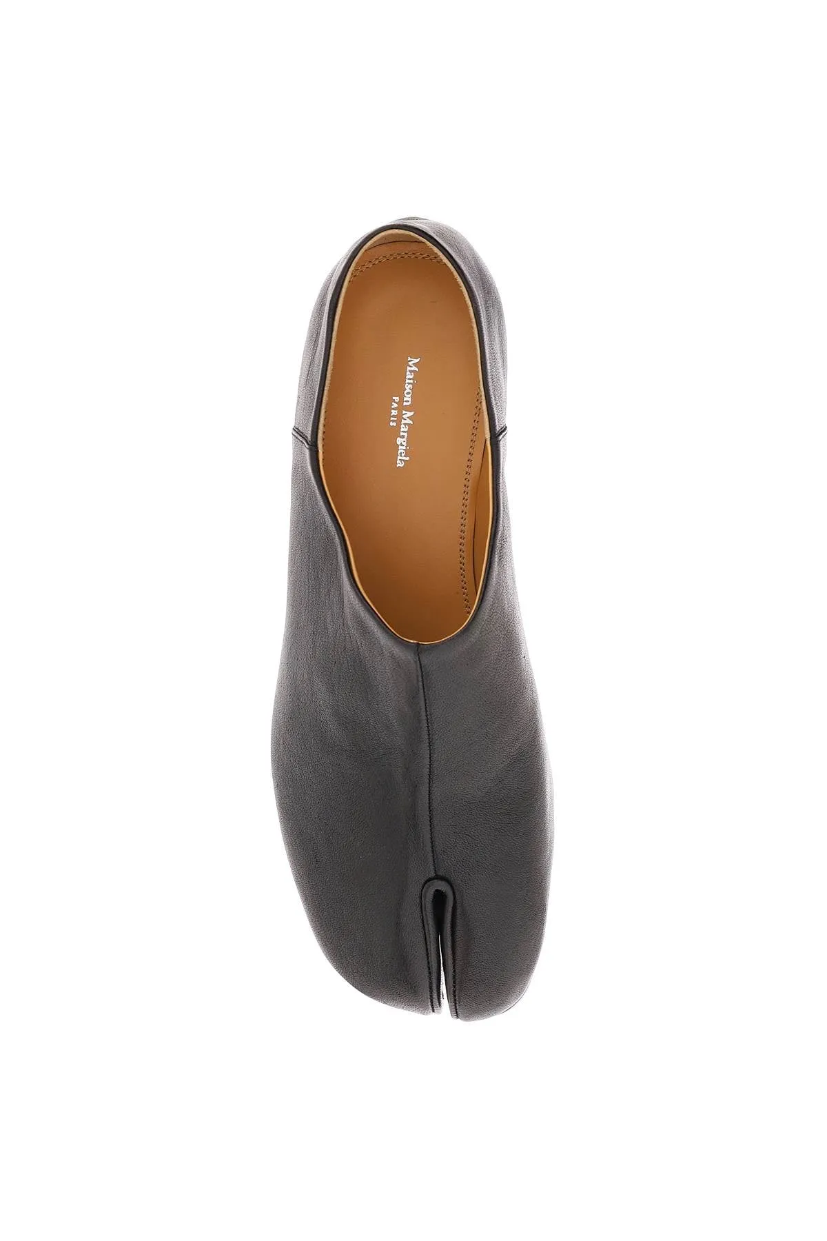 Maison margiela tabi leather slip-on