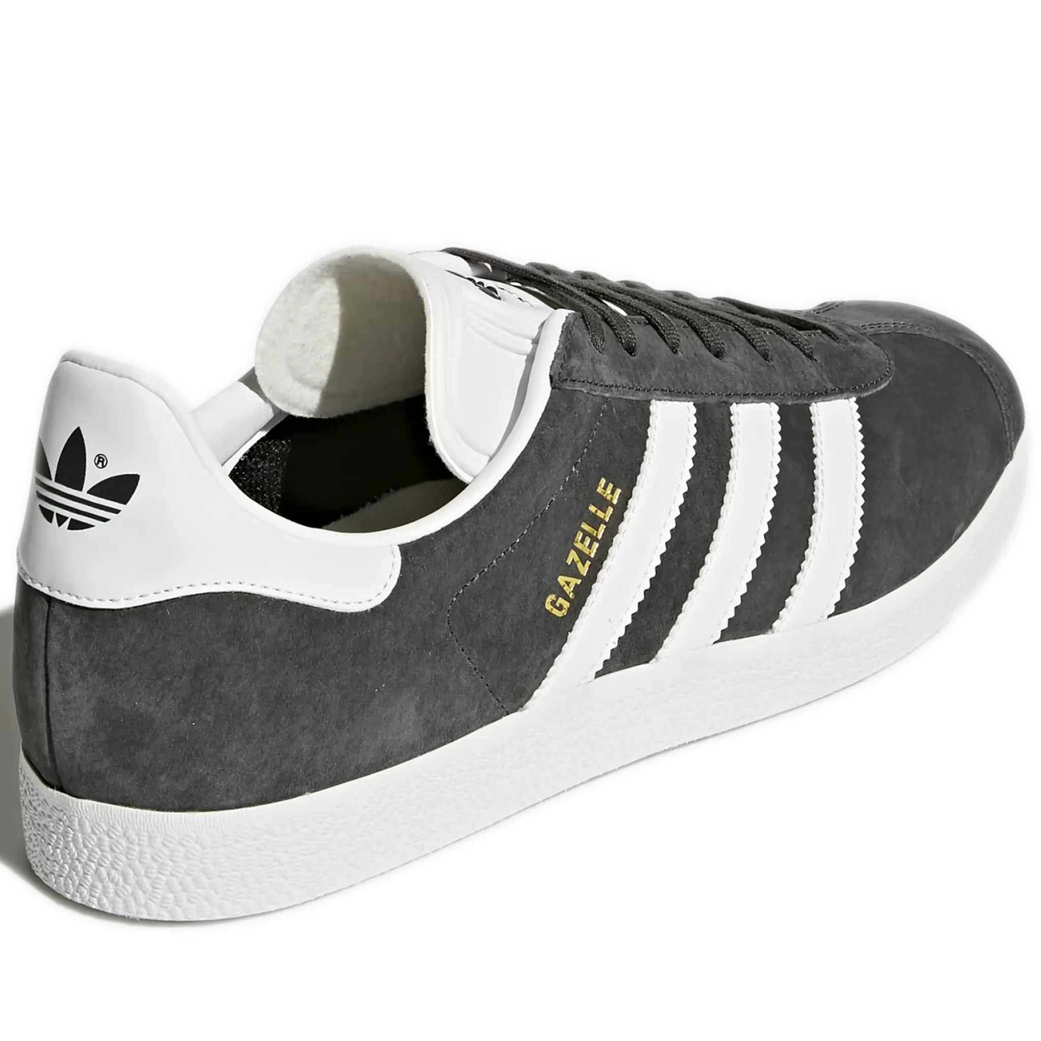 Men's Adidas Gazelle Shoes - Dgh Solid Grey / White / Gold Metallic