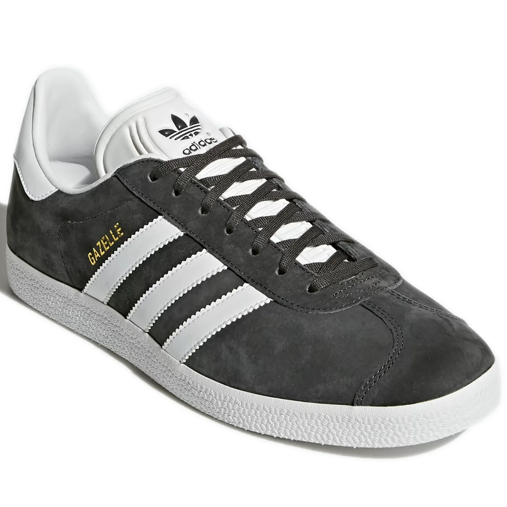 Men's Adidas Gazelle Shoes - Dgh Solid Grey / White / Gold Metallic