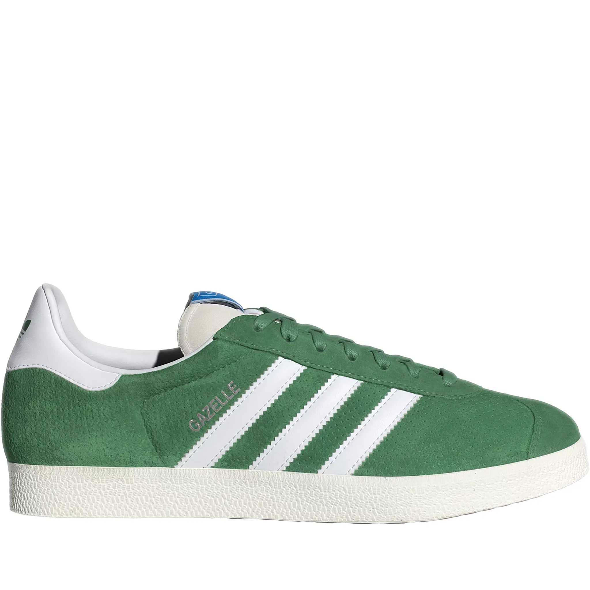 Men's Adidas Gazelle Shoes - Green / white