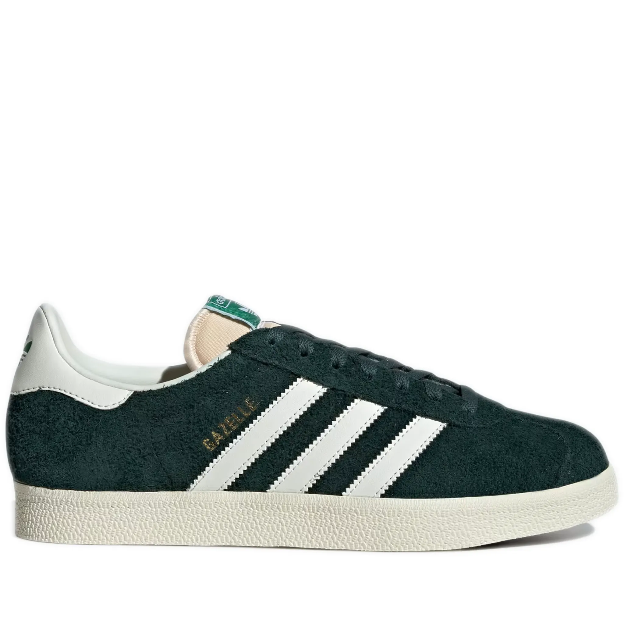 Men's Adidas Gazelle Shoes - Mineral Green / Off White / Cream White