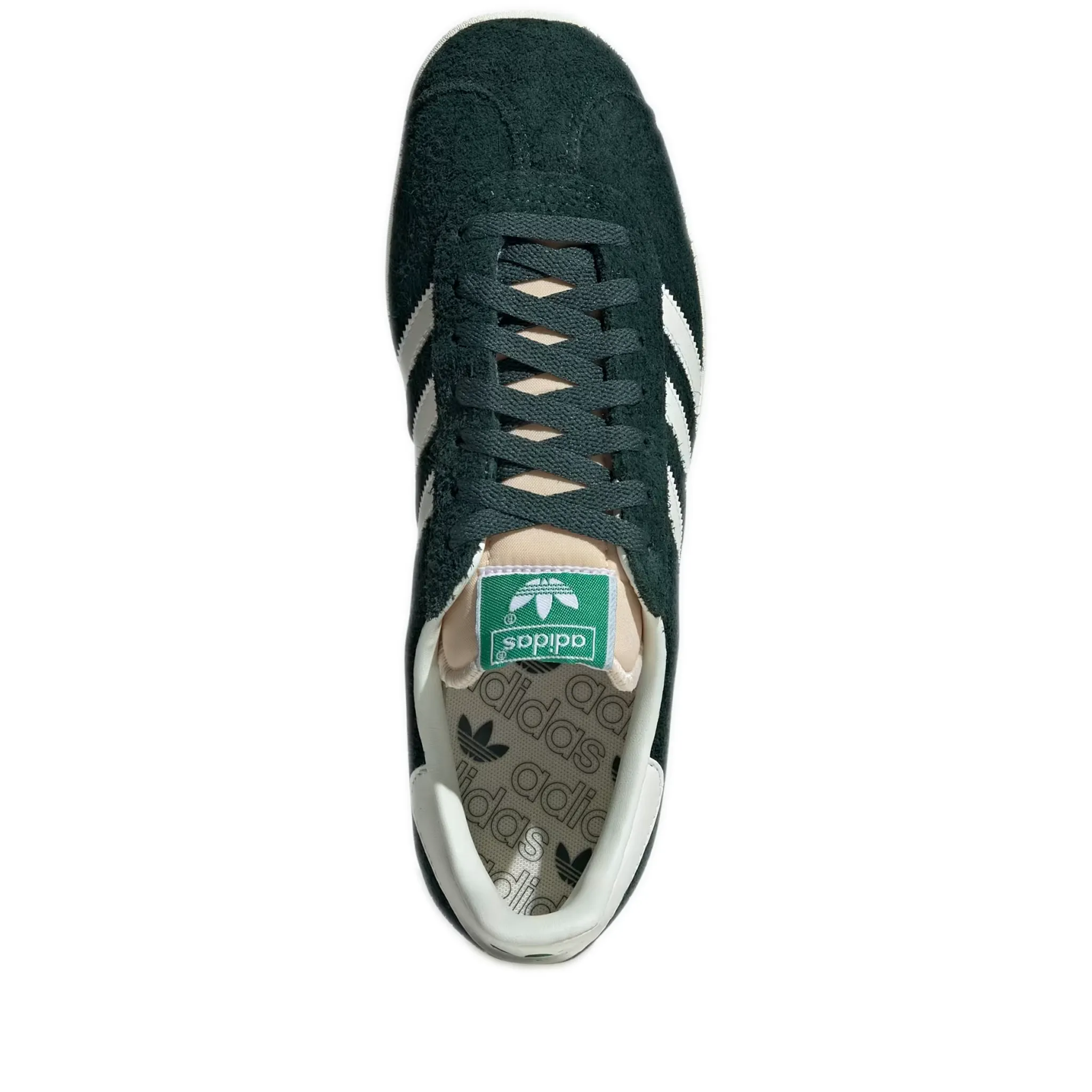 Men's Adidas Gazelle Shoes - Mineral Green / Off White / Cream White