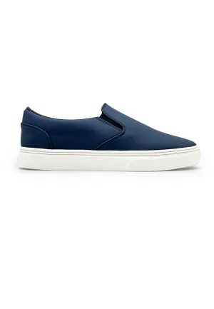 Men's Navy Slip Ons - Cookie Monster