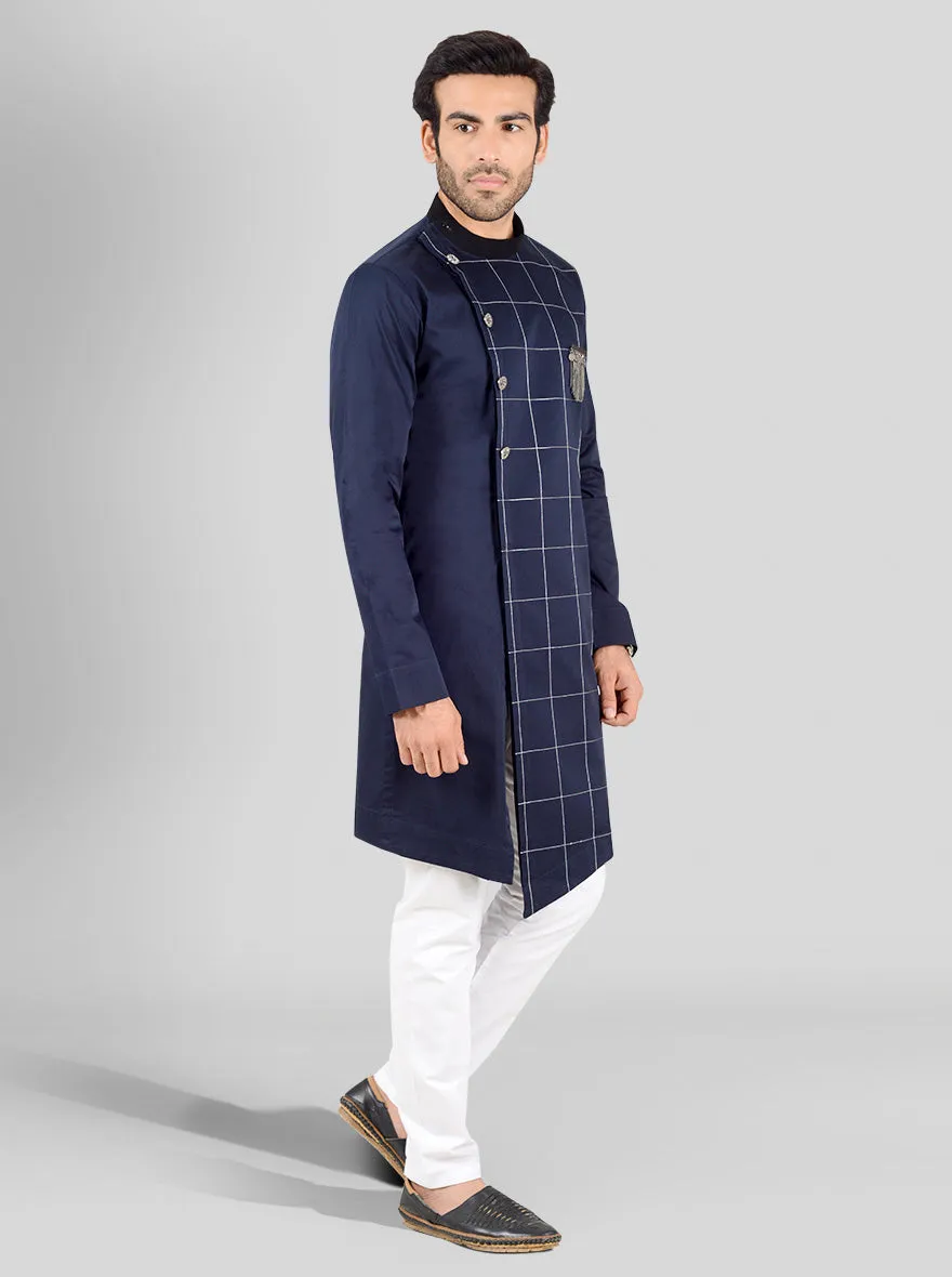 Navy Blue Kurta | Azania