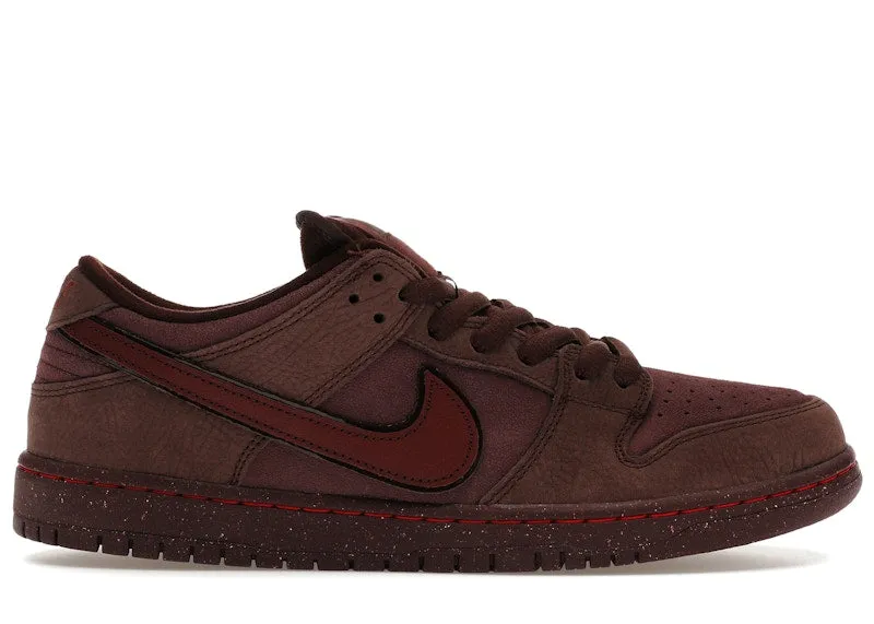 Nike Sb Dunk Low City Of Love Burgundy Crush