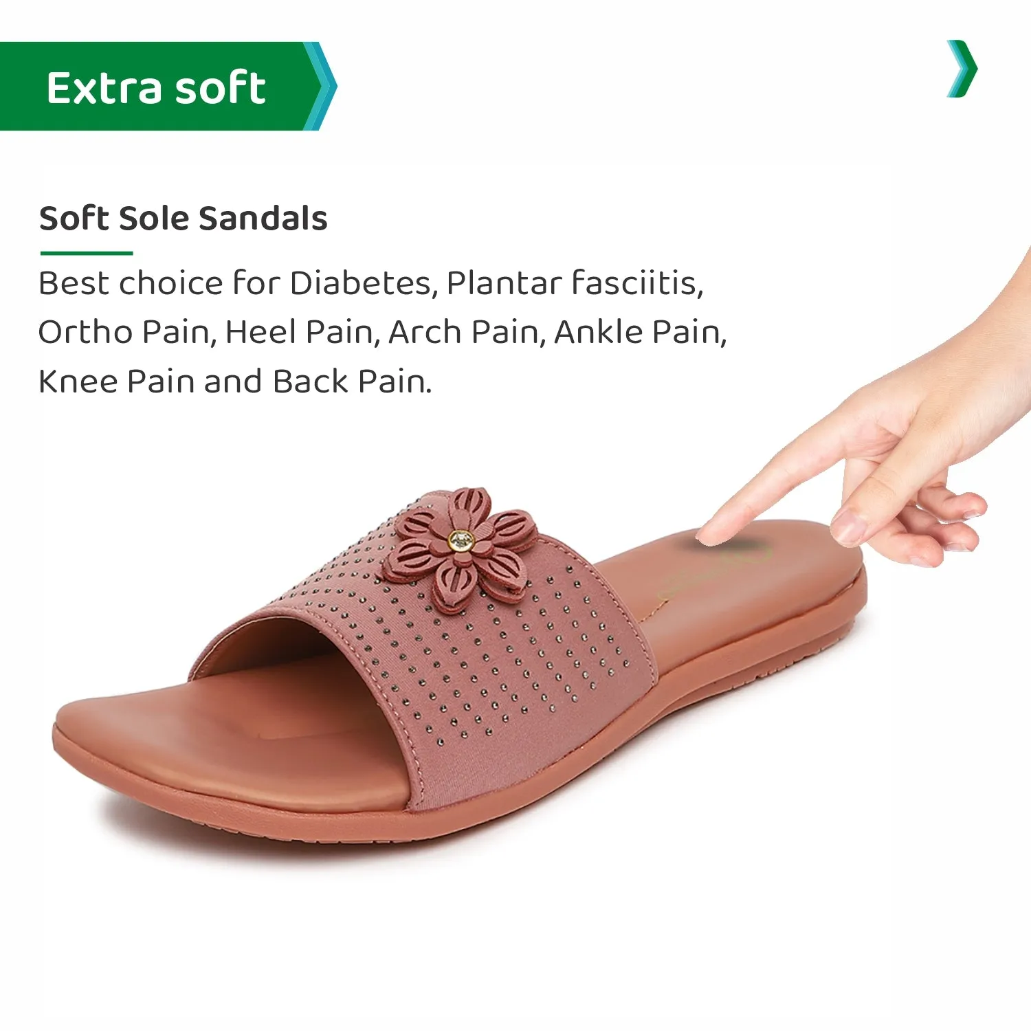 ORTHO JOY Fancy doctor Slipper  | Stylish Footwear