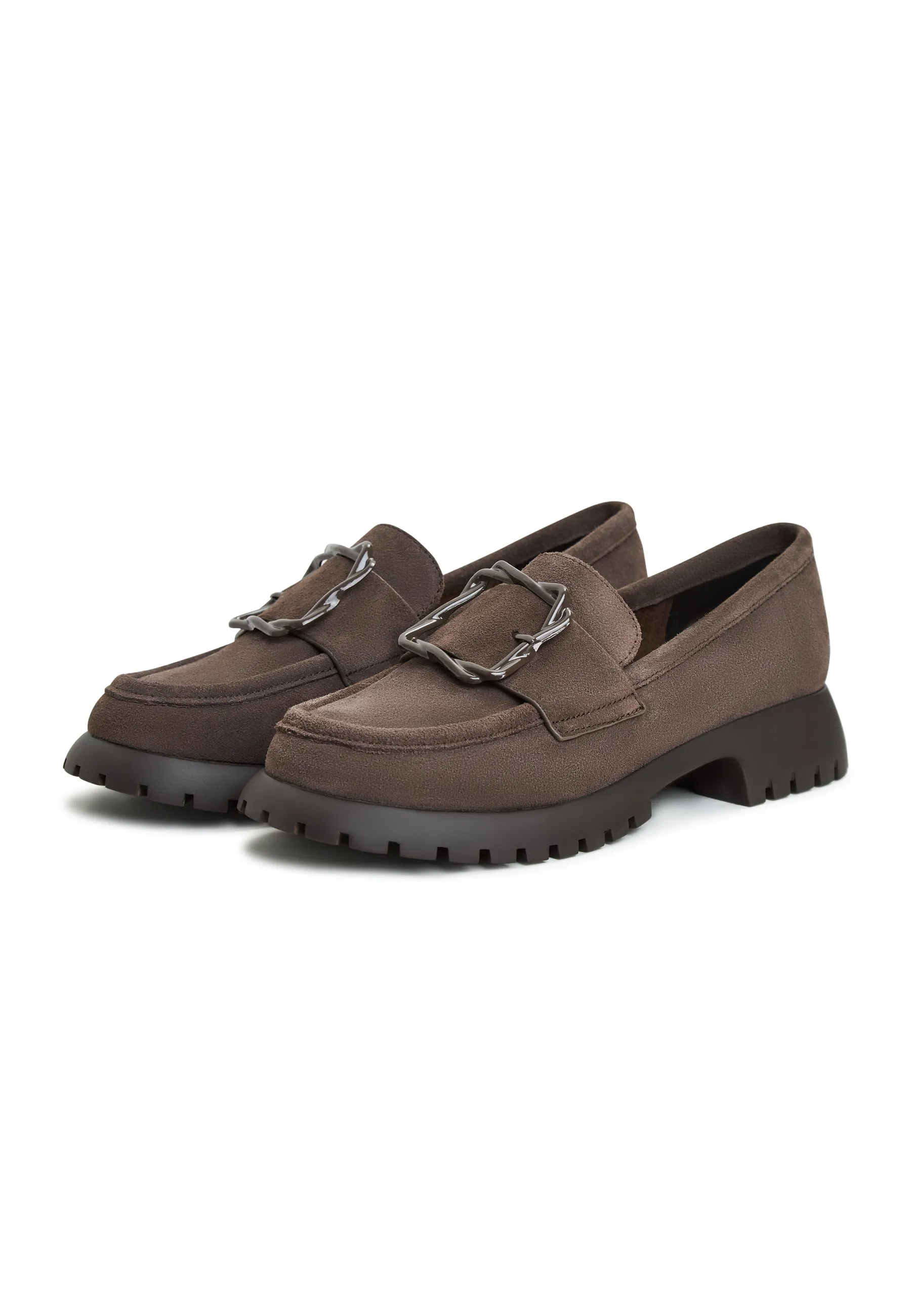 Platform Loafers Jenny - Brown