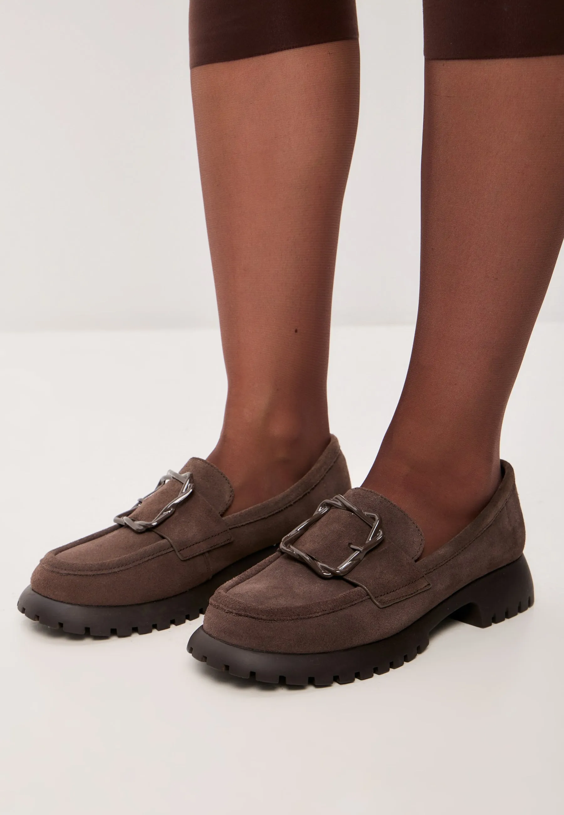 Platform Loafers Jenny - Brown