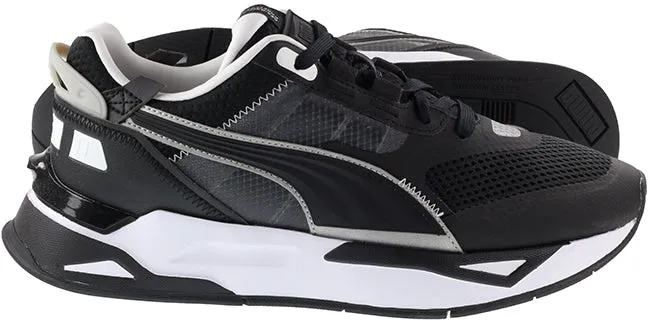 Puma Trainers Mens Mirage Sport Tech Black Silver