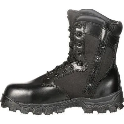 Rocky International Alpha Force Zipper Waterproof Public Service Boots