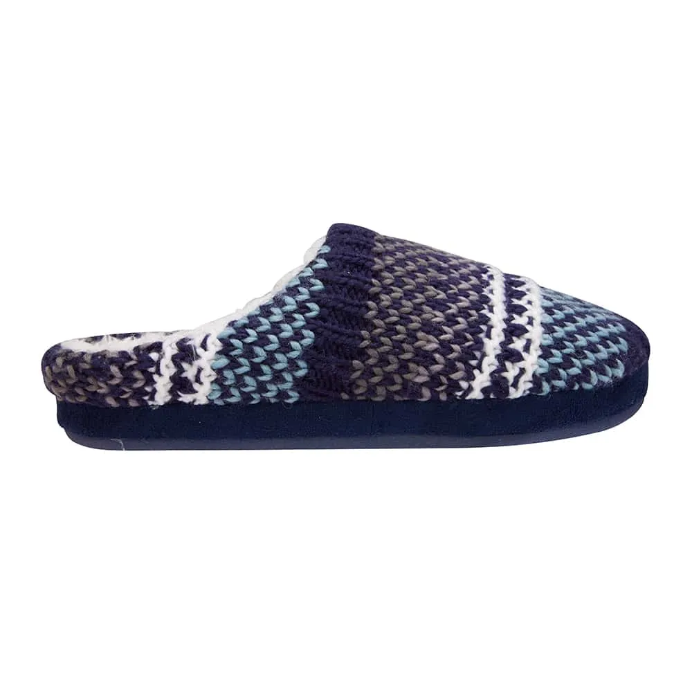 Sunrise Slipper in Navy