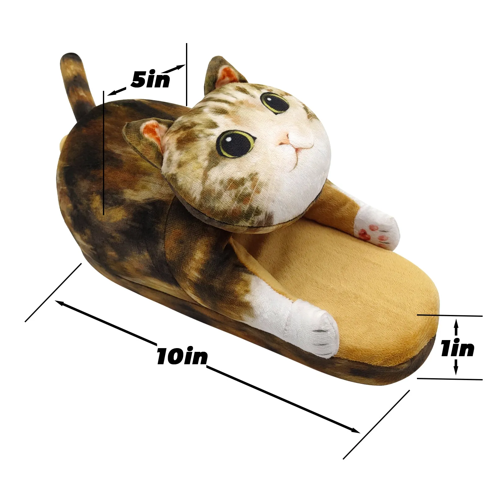 tabby cat slippers