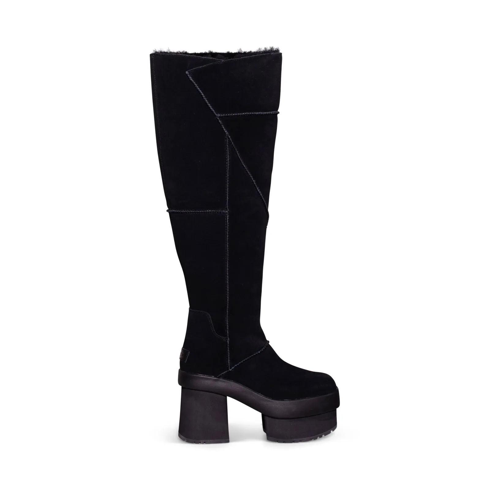 UGG New Heights Platform Xtra Black Boots - Women's