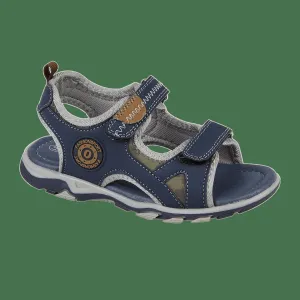 Urban Jacks Rocco Navy Double Velcro Sandals