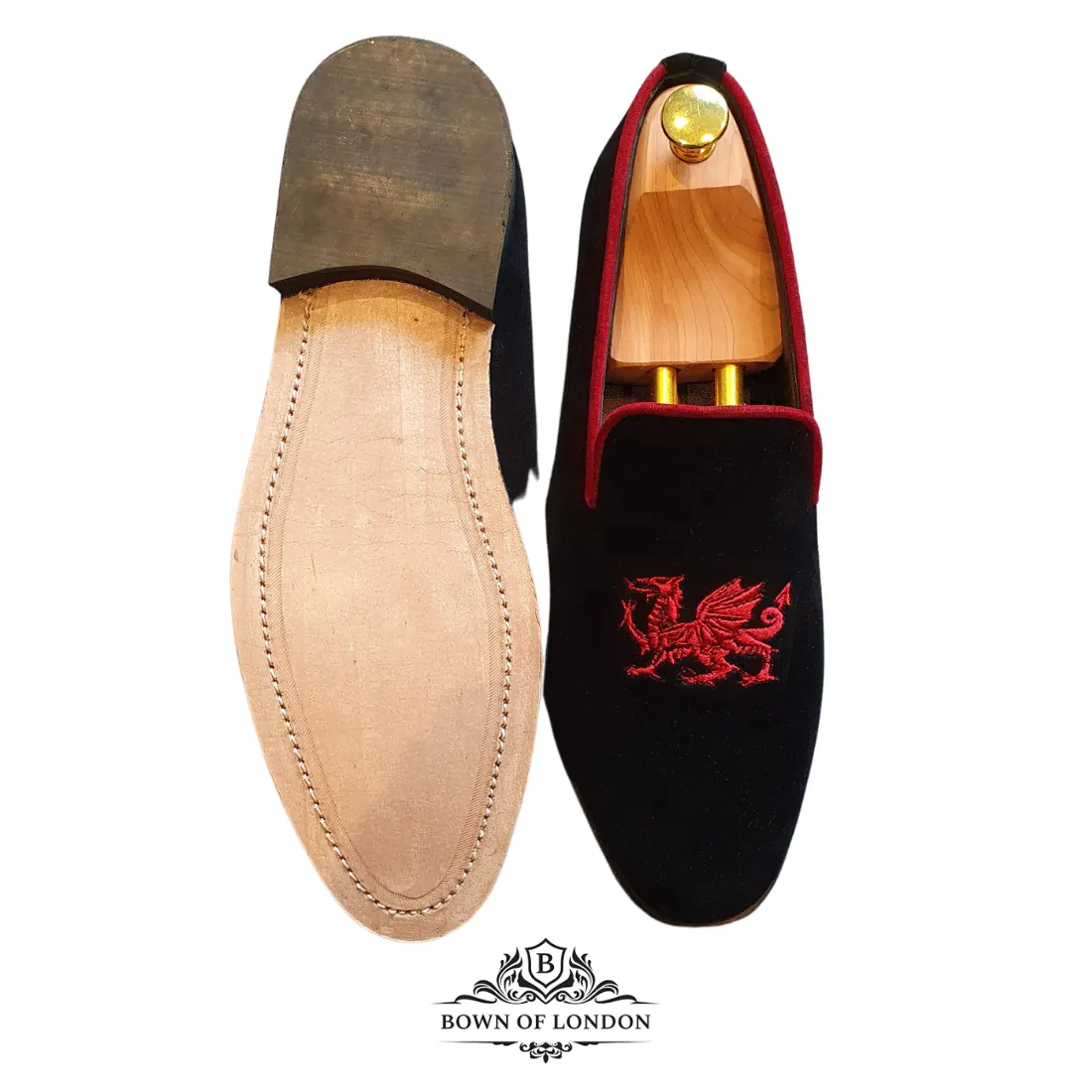 Velvet Loafer/Slipper Shoe Fox and Hound