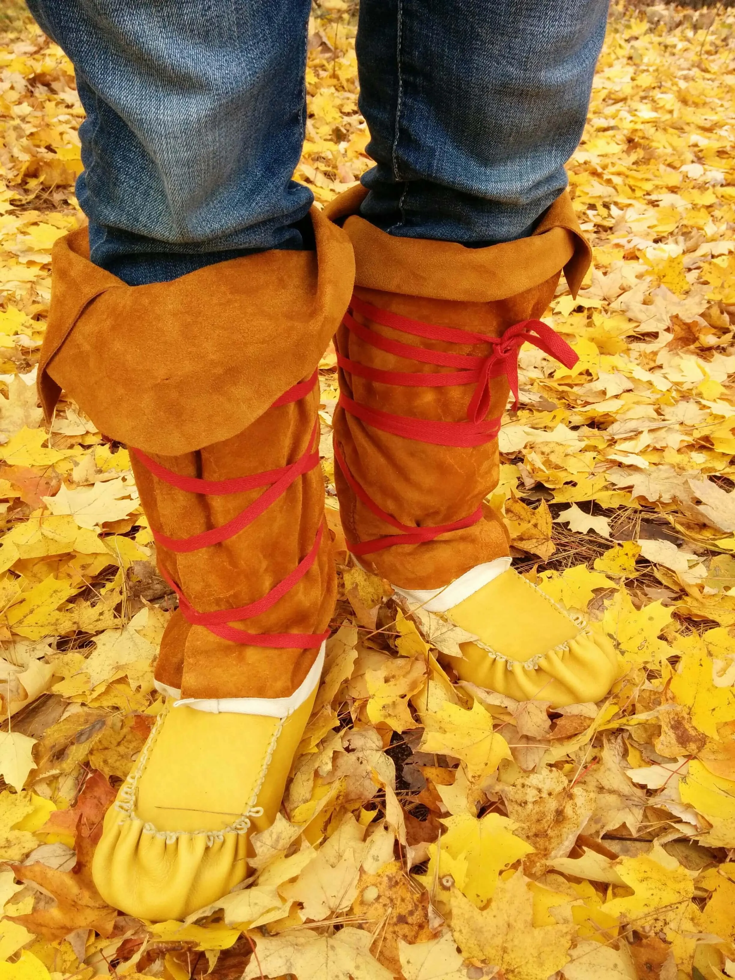 Winter Moccasins - DIY Kit  (Hide Uppers)