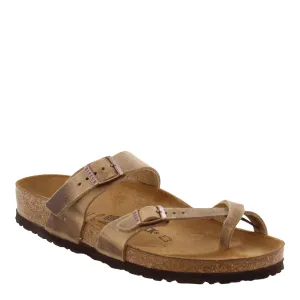 Women's Shoes Birkenstock MAYARI Slide Sandals 1011433 TOBACCO OILED LEATHER